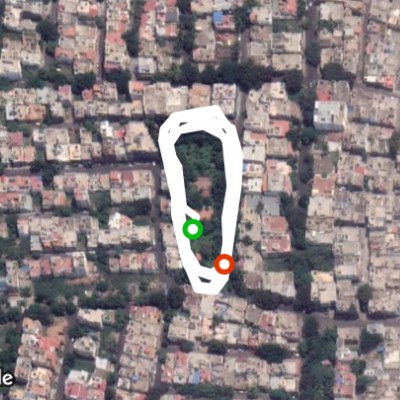 Route near Vijaya Nagar Stage 3