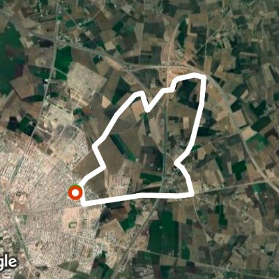 Foting of berrechid walking route map in Berrechid