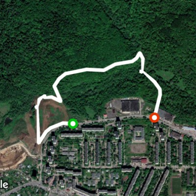 с черневской горки вдоль баньки