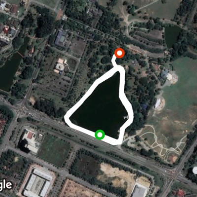 Pasir Gudang walking route map in Pasir Gudang