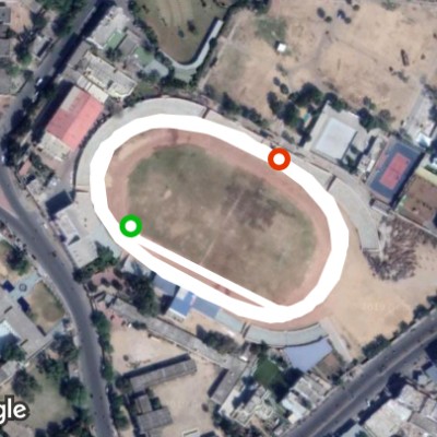 Patel ground Ajmer Rajasthan walking route map in Ajmer