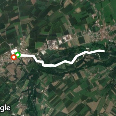 Crava-Morozzo Nature Reserve walking route map in Morozzo