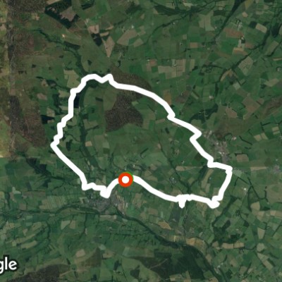 Wolsingham walking route map in Wolsingham