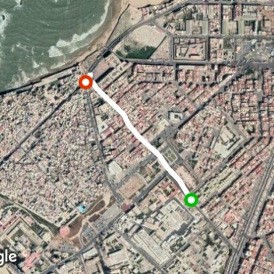 Road to the old medina