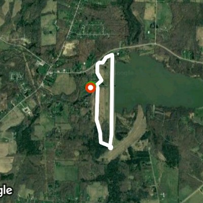 Woodcock walking route map in Saegertown