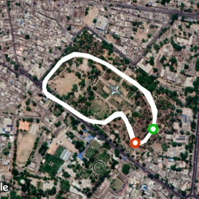 Route near Sector 7 walking route map in Alwar