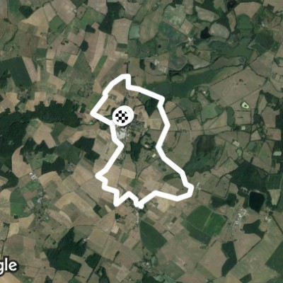 Douadic 1 hike walking route map in Douadic