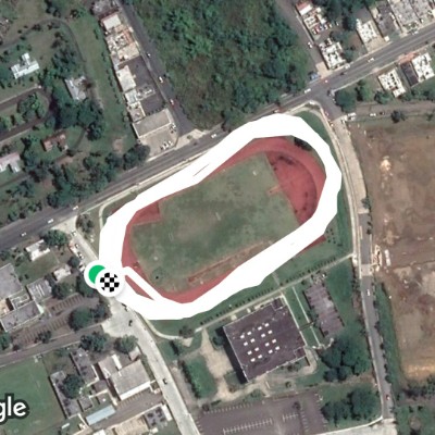 University of Puerto Rico, Cayey walking route map in Cayey