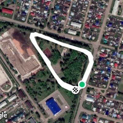 Phocal Hero walking route map in Ishimbay