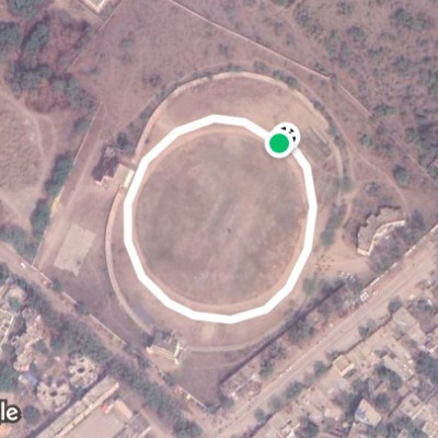 APSU Stadium walking route map in Rewa