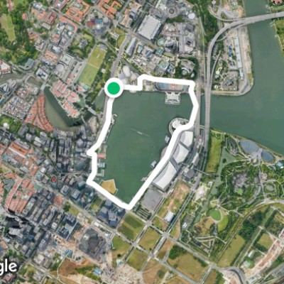 Marina Reservoir - Esplanade Park Loop