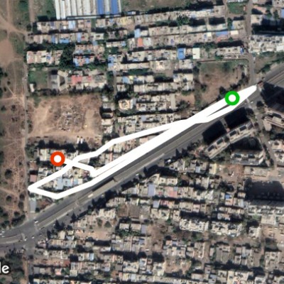 Route near Pimple Gurav