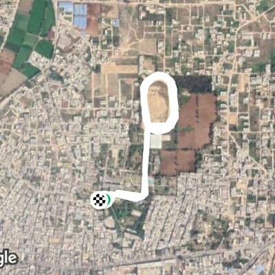 Samana college track walking route map in Samana