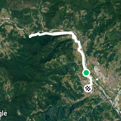 Follo_Piano Battolla_ path of the Germans walking route map in Pagliadiccio