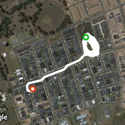 Bardia Avenue walking route map in Bardia