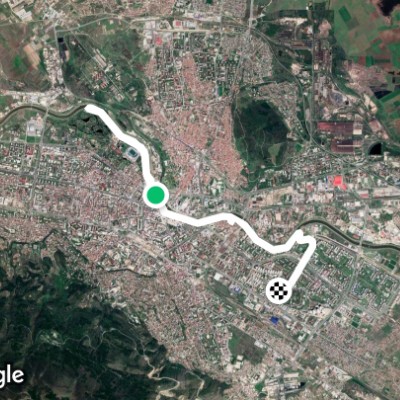 Кеј на реката Вардар