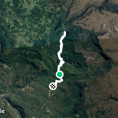 10k to go to gocta falls 😍⚔️🏞️ walking route map in Cocachimba