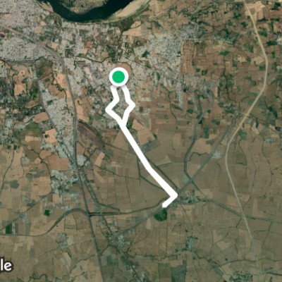 Nyas-panchvati-kulamdi-jail-HousingBoard-Nyas walking route map in Narmadapuram