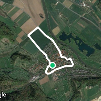 Gr. Rd. Field - Wichtel - Hartmann walking route map in Witzenhausen