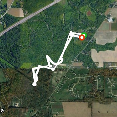 Lost walking route map in Grafton