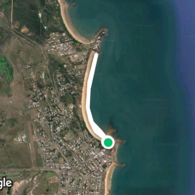 Emu Park walking route map in Emu Park
