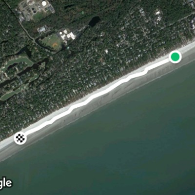 Route near Forest Beach