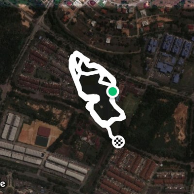 Nature Series Tour walking route map in Masai