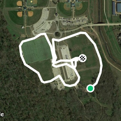 Camp Sienna Trail walking route map in Sienna