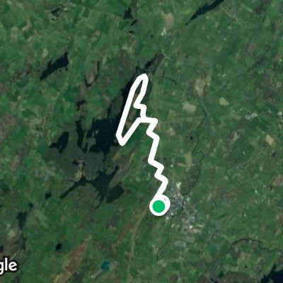 Barley walking route map in Gort