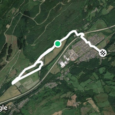 Route near Resolven walking route map in Resolven