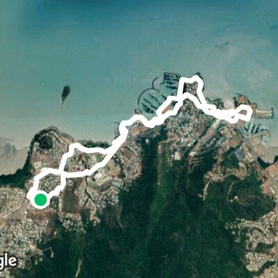 Manooka - Airlie - Shute - Manooka walking route map in Cannonvale