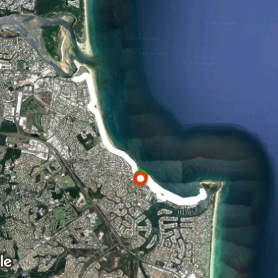 Mooloolaba walking route map in Mooloolaba