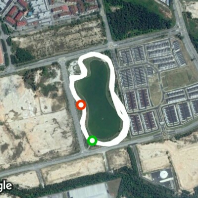 Lake Gardens Uses Dream Value walking route map in Nilai
