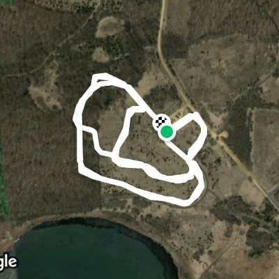 Carver off leash dog park. walking route map in Excelsior