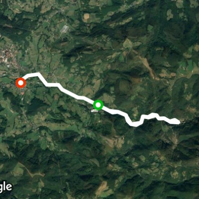 ALTZIBAR RESPONSIBILITIES walking route map in Oiartzun