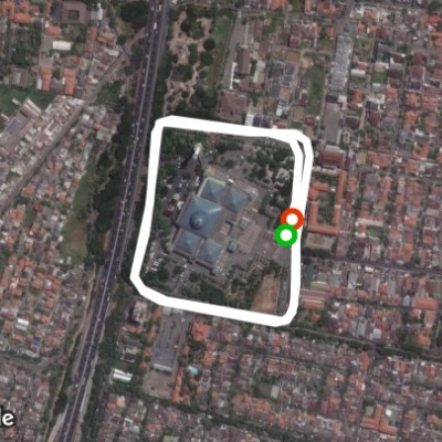 Trotoar Masjid Agung