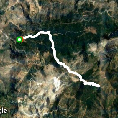 Was cold walking route map in Parauta