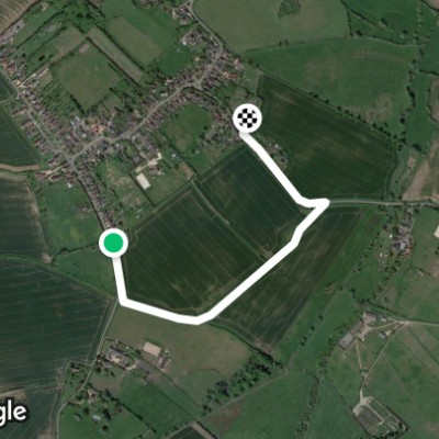 Gravenhurst walking route map in Shillington