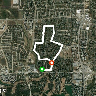 2nd walking route map in Watauga