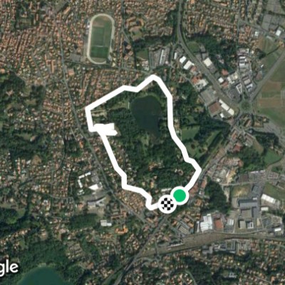 Grand tour of Lake Marion walking route map in Anglet