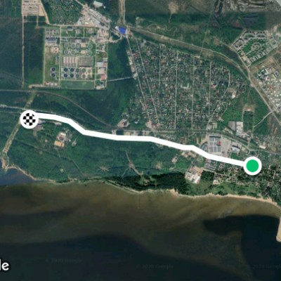 маршрут в Lakhta-Olgino