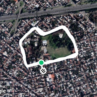 Ward College Walk walking route map in Villa Real