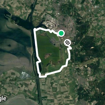 Around Bergen op Zoom walking route map in Bergen op Zoom