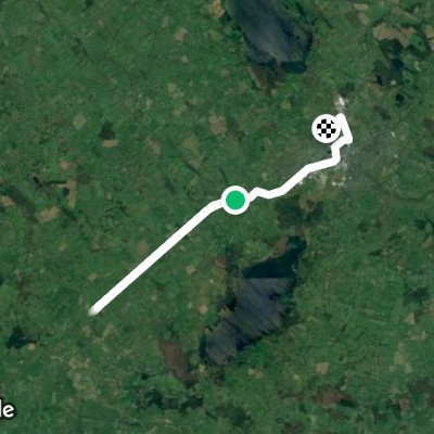 Brookfield to Castletown Geoghegan old rail line