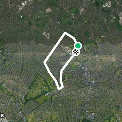 Route from Sutton to Cheam Village