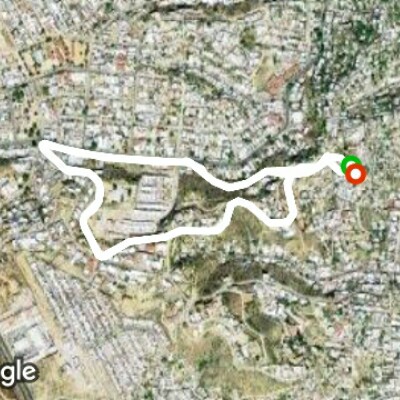 Cool sight walking route map in Nogales