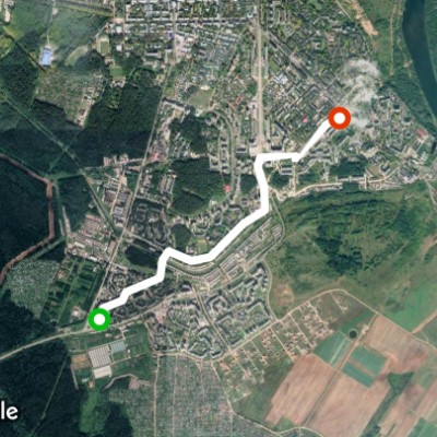 утренняя прогулка на работу