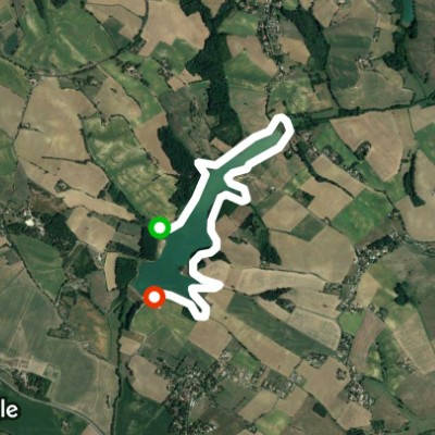 First week of July walking route map in Teulat