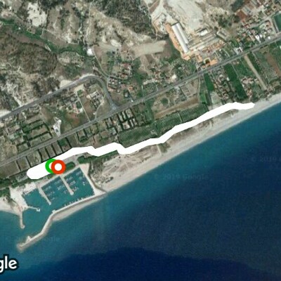 Enjoyable walking route map in Vasì