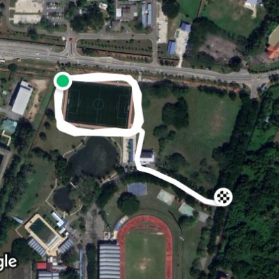 COMPLEX SPORT WP LABUAN walking route map in Labuan